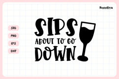 30 Wine Glass Quote SVG Bundle | Drinking Sayings Product Image 4
