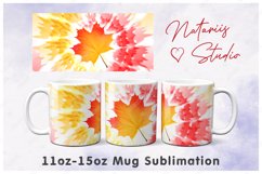 Fall TIE DYE Mini Bundle Sublimation - Tumbler, Mug, Coaster Product Image 3