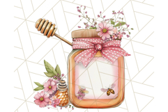 Cottagecore Kitchen Clipart, Vintage Country Floral Kitchen Product Image 2