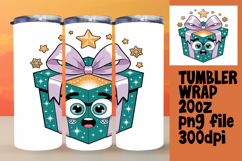 DIY 20oz Tumbler Wrap File , Cute Christmas Product Image 1