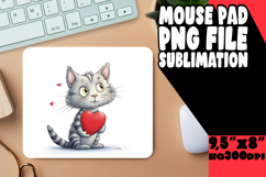 Timeless desk PAD Fun PNG, Cute Cat Product Image 1