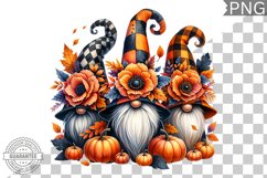 Halloween Gnome Sublimation - Clipart PNG Design Product Image 1