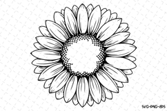 Sunflower Svg | Flower Svg | Svg Cut Files Product Image 1