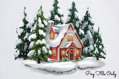 Woodland Christmas Animals Cliparts PNG Product Image 1