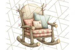 Cozy Cabin Critters Clipart PNG, Fall Animal Png Product Image 3