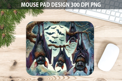 Rat Mouse pad Sublimation - Halloween Animal PNG Design Product Image 1