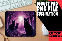 Joyful Mouse Pad PNG Design, Horror Halloween Product Image 1