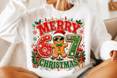 67 Christmas PNG, Gingerbread Man Christmas Design Product Image 2