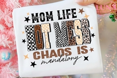 Mom Life Hot Mess PNG, Leopard Print Mom Life png Product Image 4