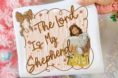 The Lord Is My Shepherd Png, Christian Easter Psalm Png Product Image 5
