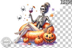 Halloween Skeleton Sublimation Bundle - High Quality PNG Product Image 9