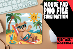 UNIQUE MOUSE MAT GIFT IDEAS, Cute Bear Product Image 1
