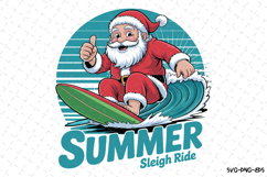 Summer Sleigh Ride Svg | Christmas Svg | Svg Cut Files Product Image 1