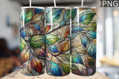Spring Leaves Tumbler Wrap - High Quality 300 Dpi Product Image 1