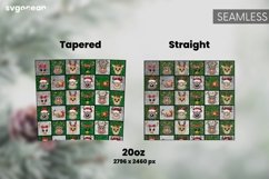 Christmas Glitter Tumbler Sublimation | PNG| Tumbler Wrap Product Image 2