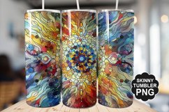Stained On Stained Glass Tumbler Warp - Tumbler Design Product Image 1