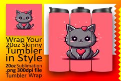 Cat Lovers&#039; Delight: Sublimation Tumblers Galore Product Image 1