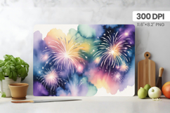 Happy New Year Cutting Board PNG Festive New Year's Eve 2026 Product Image 1