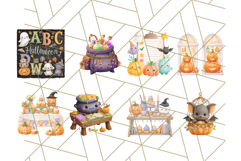 Halloween Costume Parade Clipart PNG with Monsters Clip Art Product Image 3