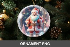 3D christmas ornament - santa claus Product Image 1