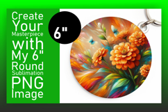 Stylish Circle Design for Car Coasters , Flowers Product Image 1