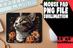 Kitty Craze Sublimation Mousepad PNG Product Image 1