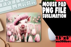 CHEERFUL MOUSE PAD SUBLIMATION PNG, Animals Product Image 1