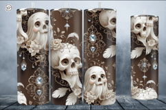 4 Halloween Tumbler Wrap Sublimations, 20 oz Product Image 2