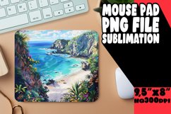 Serenity Beauty Mouse Pad Sublimation Product Image 1