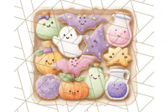 Haunted Sweet Shoppe PNG Clipart, Pastel Halloween Bakery Product Image 3