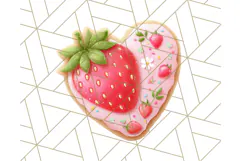 Summer Iced Cookie Clipart PNG, Cute Tropical Cookies Product Image 3