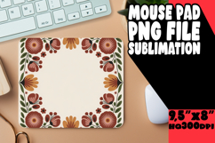 SWEET mouse pad Innovative PNG, Flowers Product Image 1