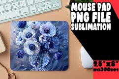 Blossom Brilliance Sublimation Mouse Pad Designs PNG Product Image 1