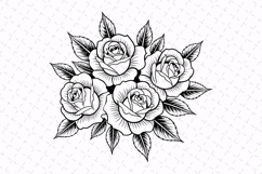 Rose Svg Design | Flower Svg | Svg Cut File Product Image 1
