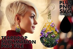 Sublimation Magic Unveiled: Teardrop Beauty Product Image 1