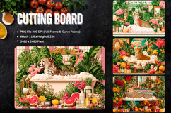 Tiger Cutting Board Kitchen leopard Animal Chopping Board_67 Product Image 1
