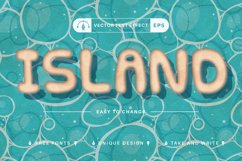 Sandy Island - Editable Text Effect, Font Style Product Image 1