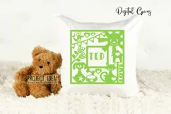 Cat and Dog frame paper cut design SVG / DXF / EPS / PNG Product Image 3