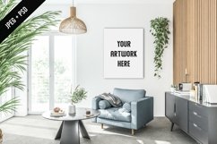 Living room mockup - frame &amp; canvas mockup creator Product Image 2