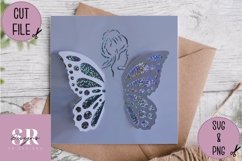 3D Fairy| Paper cutting | pop up Fairy SVG Product Image 1
