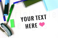 Stationery Styled Stock Photo, Flatlay Desktop Mockup 15 Product Image 1