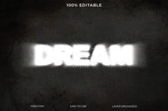 Editable Dream Text Graphic for Design Projects Product Image 1