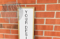 Vertical fall wood sign Craft mock up |High Res JPEG Product Image 2