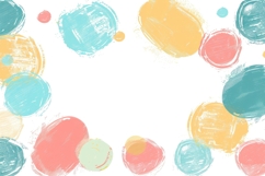 Colorful Scandinavian Pencil Scribbles Frame Background Product Image 1