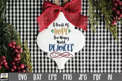 A Thrill of Hope SVG File - Christmas SVG Cut File Product Image 1