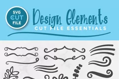 Doodle svg, Flourish svg, squiggle svg, swoosh svg, swirl Product Image 2
