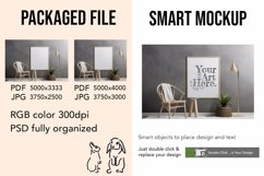 Wooden Frame Smart Mockup PSD &amp; JPG Template Graphic Product Image 2