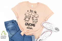 Couple gnomes svg Valentine gnome svg Gnome couple svg file Product Image 3