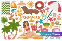 Summer Vibe Clipart Set Product Image 1