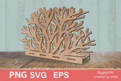 stand svg, stand for napkins svg, home decor svg, laser cutt Product Image 1